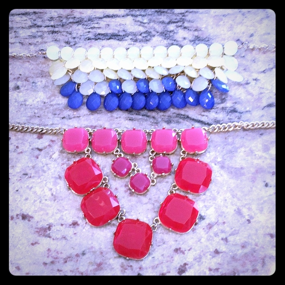 2 statement necklaces from Francesca's